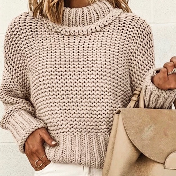 Textured High Neck Sweater - Picture 4 of 12